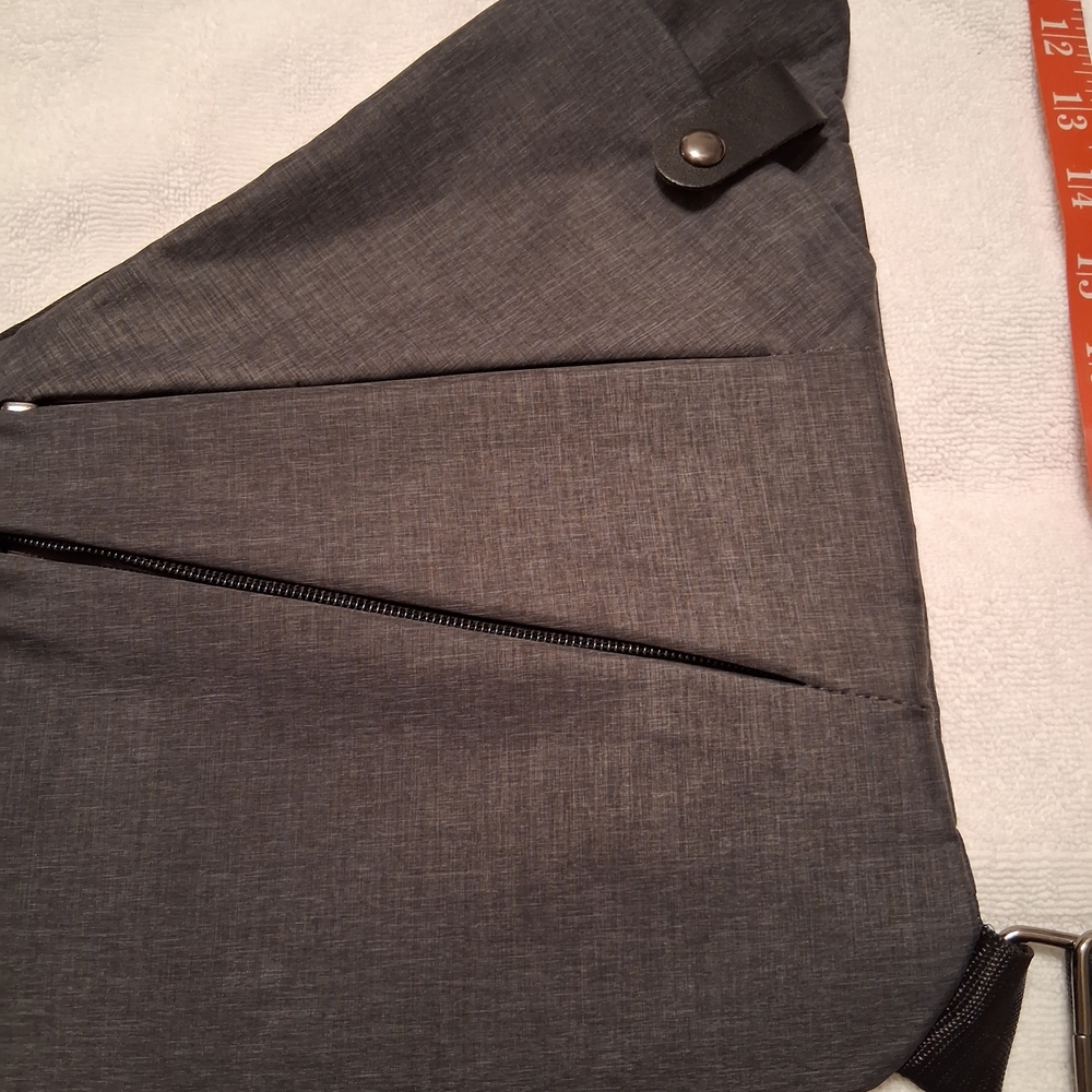 Gray Crossbody Sling Bag